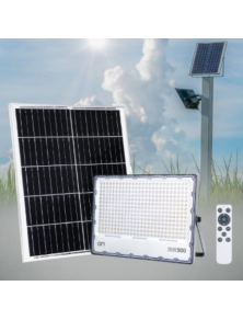 OUTDOOR SOLAR LED LIGHT 2400 LM WITH 60W PANEL