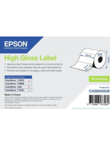 EPSON ADHESIVE PAPER LABEL 102MM X 51MM - 4PCS