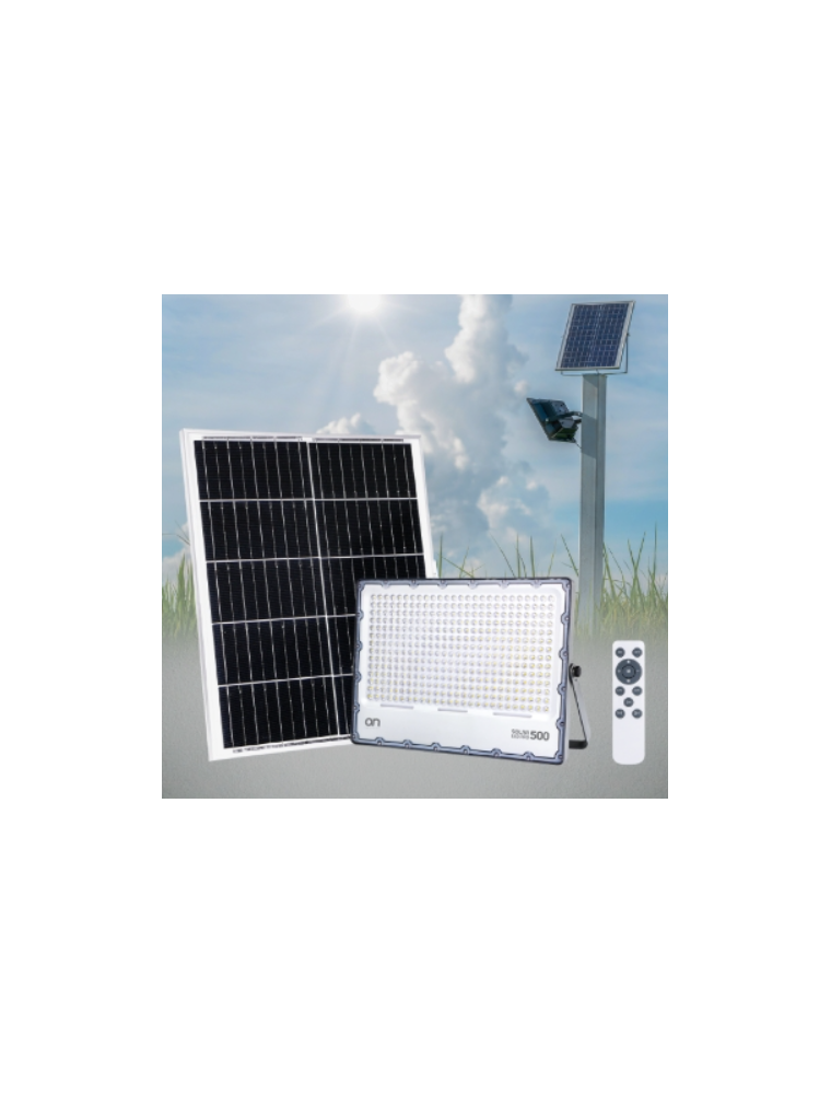OUTDOOR SOLAR LED LIGHT 3700LM WITH 60W PANEL
