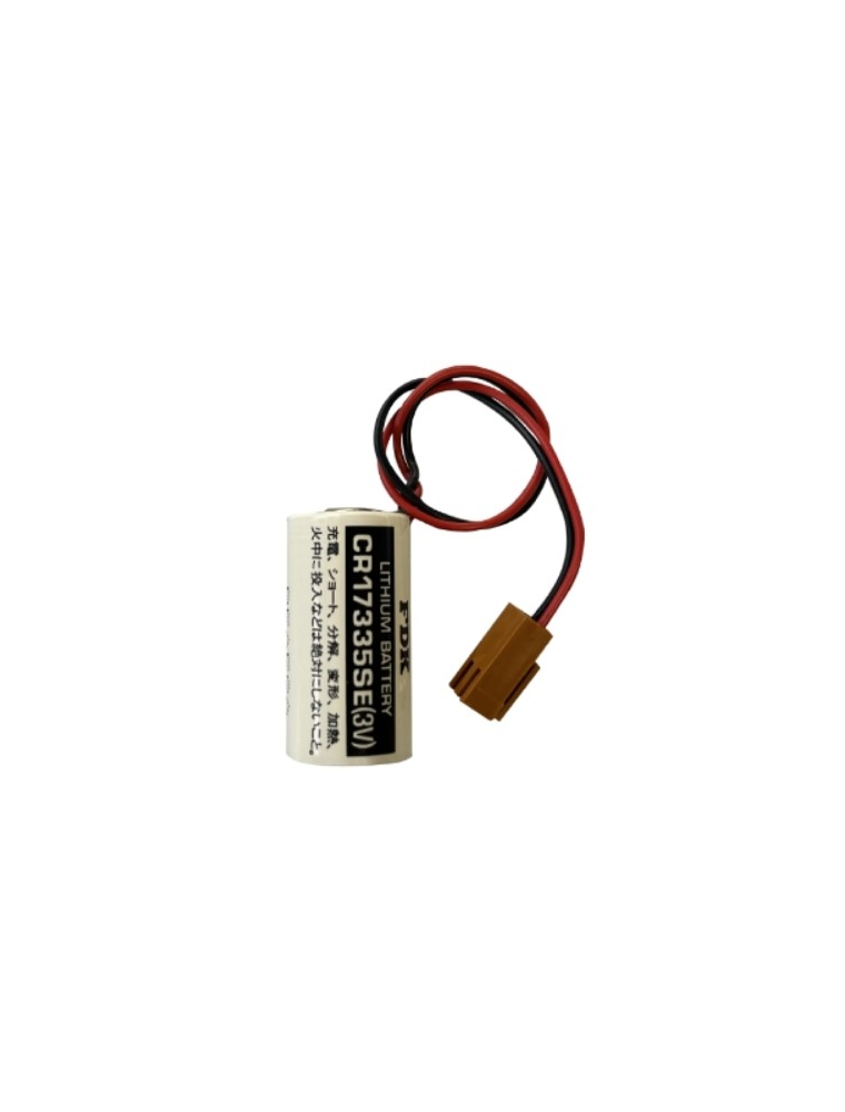 SANYO LITHIUM BATTERY CR17335 WITH CONNECTOR FOR PLC 3V - 1800MAH