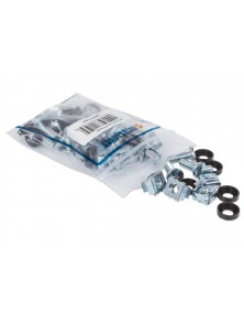 KIT 20 SCREWS NUTS AND WASHERS FOR RACK MOUNTING