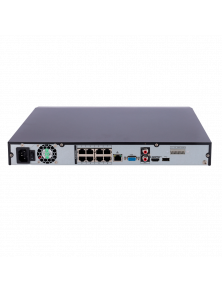 NVR 8 POE PORTS 8 IP CHANNELS 2CH FACIAL RECOGNITION