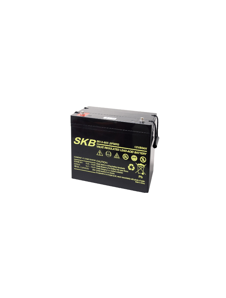 BATTERIA AL PIOMBO RICARICABILE SKB SK12 - 80S (6FM80S) ) 