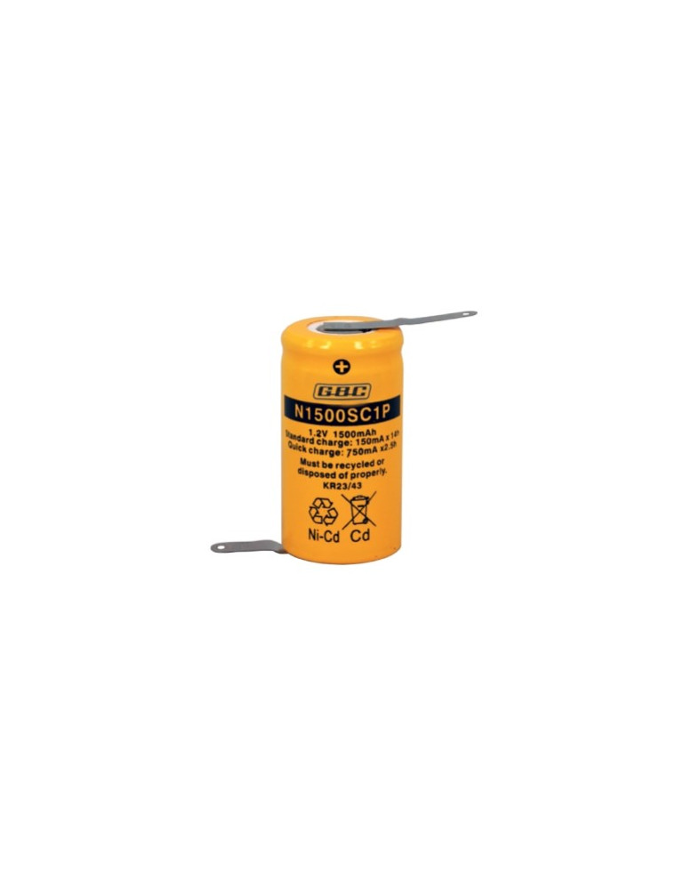 BATTERY RECHARGEABLE SKB NI-CD CYLINDER - SC N1500SC1P