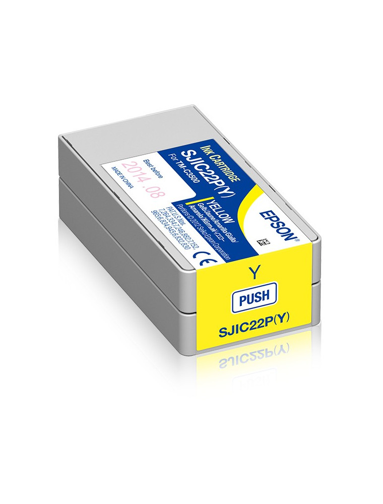 CARTRIDGE YELLOW ORIGINAL EPSON TM-C3500 -SJIC22P