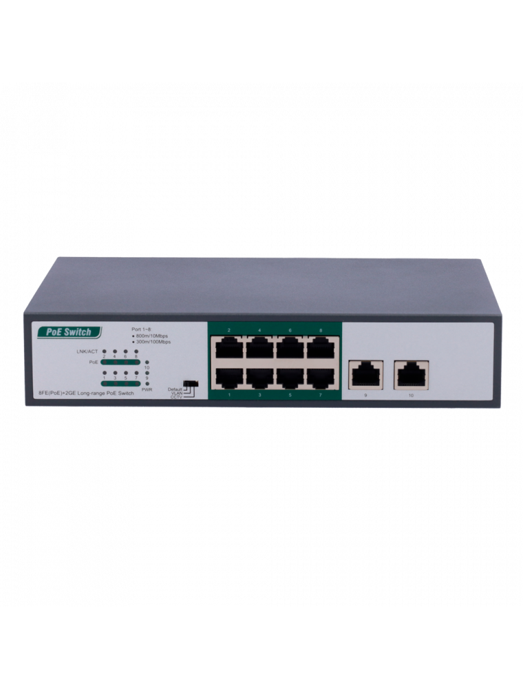 SAFIRE ETHERNET SWITCH 8 PORT POE LONG RANGE