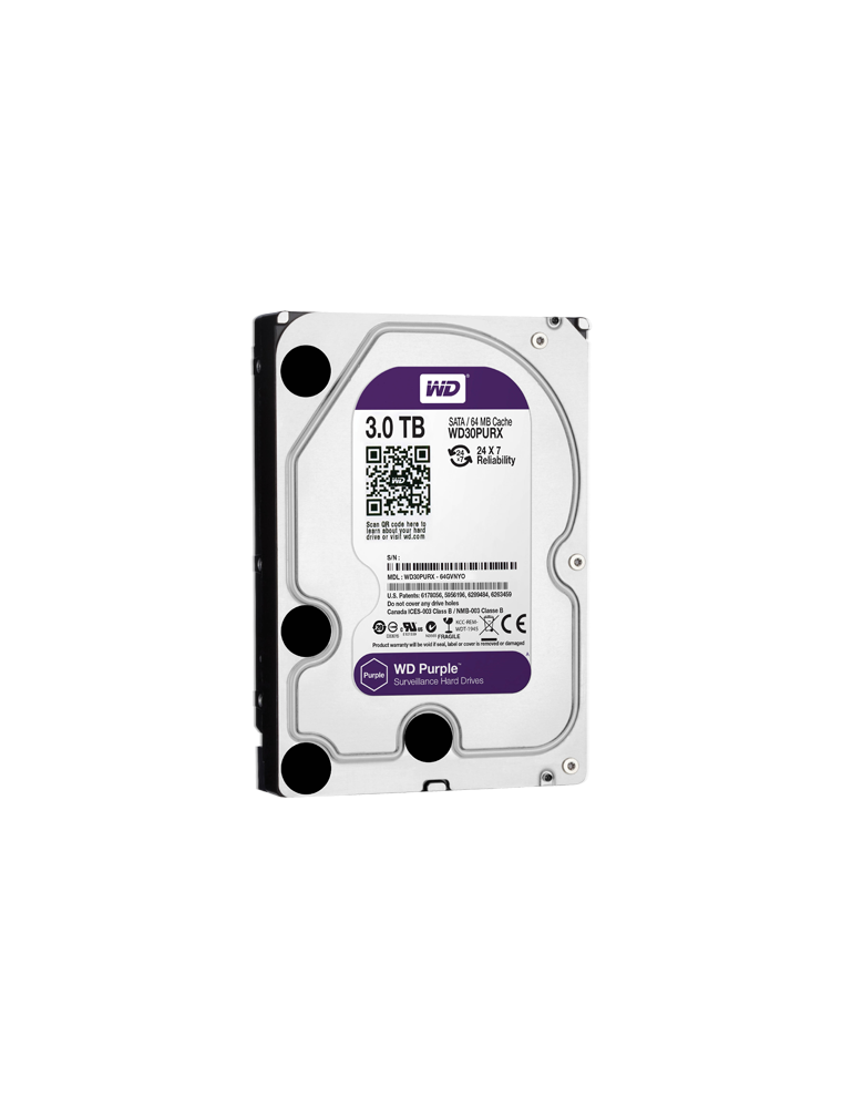 HARD DISK SATA  - 3TB  WD30PURX