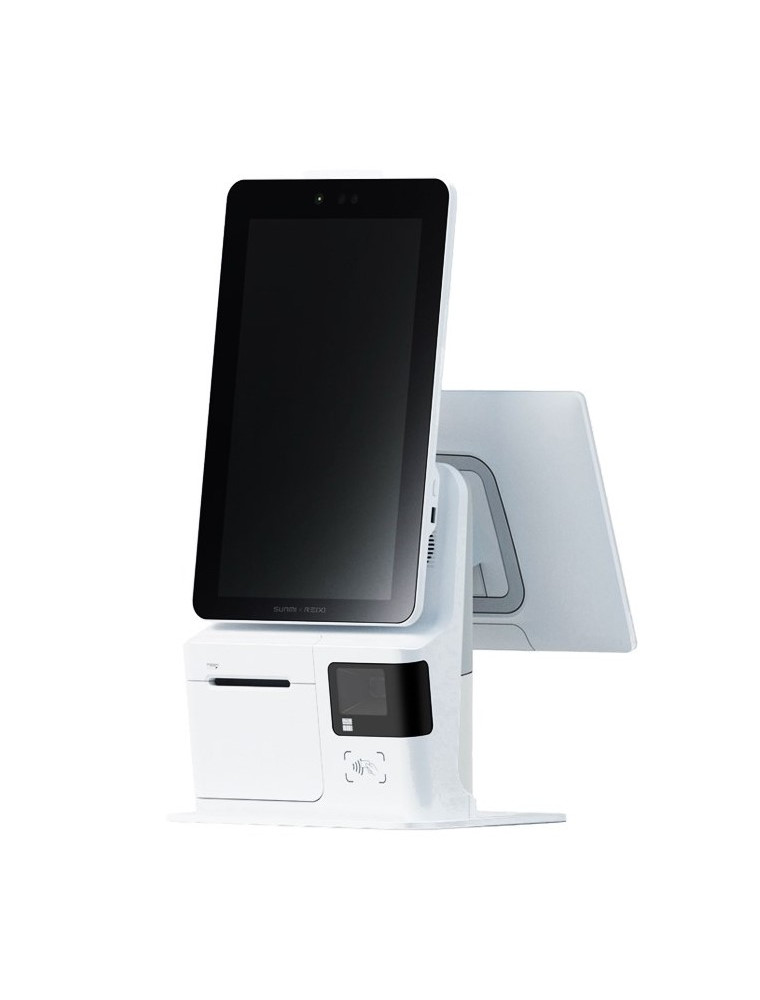 K2 MINI SUNMI ANDROID TOUCH KIOSK WITH PRINTER AND CUSTOMER DISPLAY