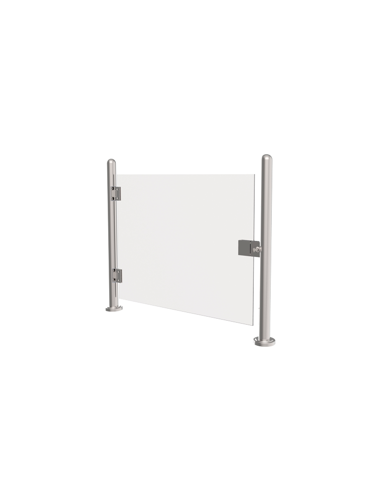 STRUTTURA IN ACCIAIO INOX CON ANTA IN ACRILICO COMPATIBILE CON TORNELLI