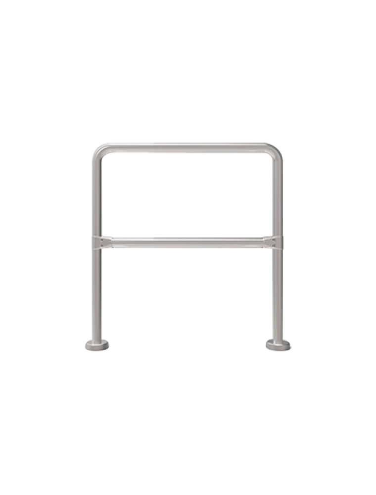 STAINLESS STEEL STRUCTURE COMPATIBLE WITH TURNSTILES