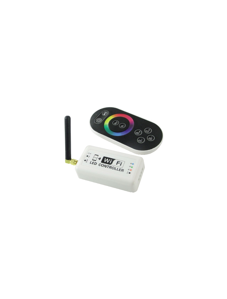 CONTROLLER WIFI PER STRISCIA RGB CON TELECOMANDO TOUCH