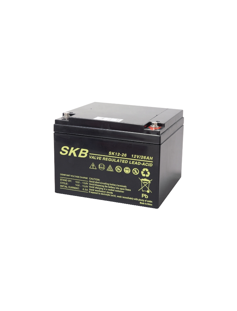 BATTERIA AL PIOMBO RICARICABILE SKB SK12 - 26