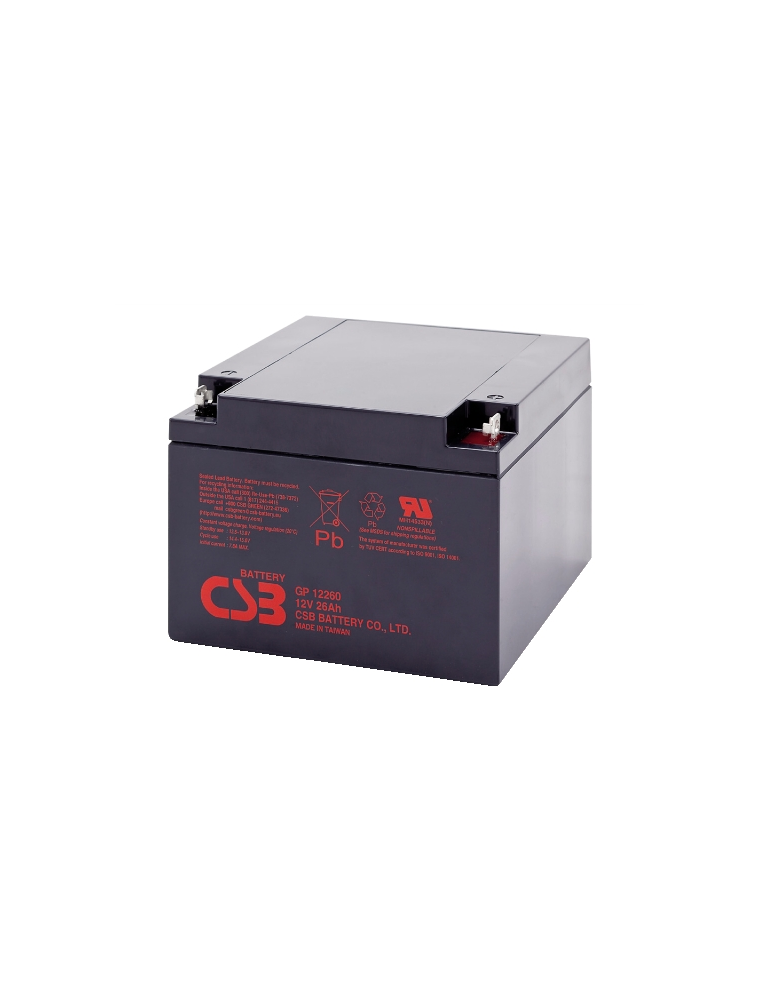 BATTERIA AL PIOMBO RICARICABILE CSB GP12260 M4 