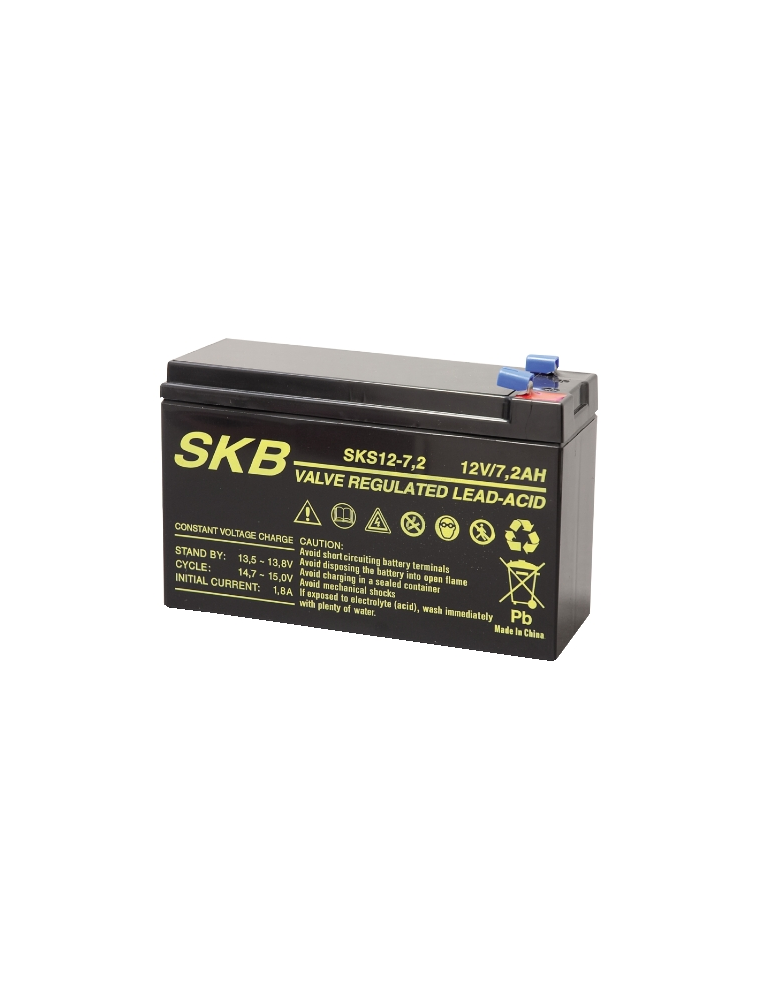 BATTERIA AL PIOMBO RICARICABILE SKB SK12 - 7,2S 