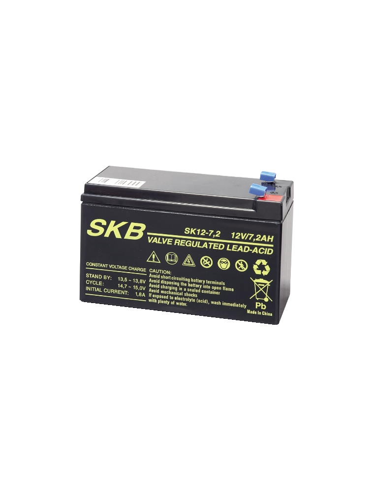 BATTERIA AL PIOMBO RICARICABILE SKB SK12 - 7,2 