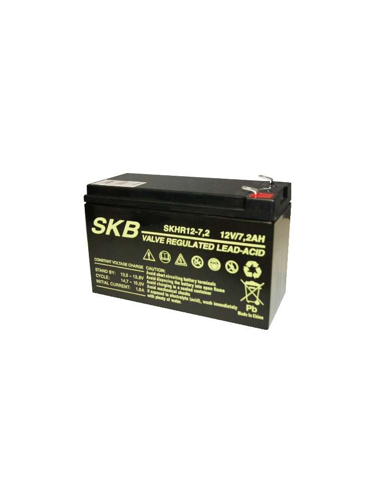 BATTERIA AL PIOMBO RICARICABILE SKB SK12 - 7,2HR 