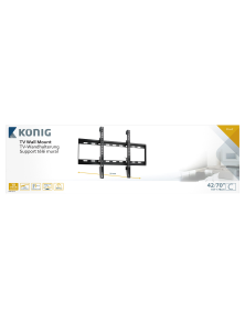 FIXED SUPPORT FOR WALL MOUNTING 42-65 KNM-LF10