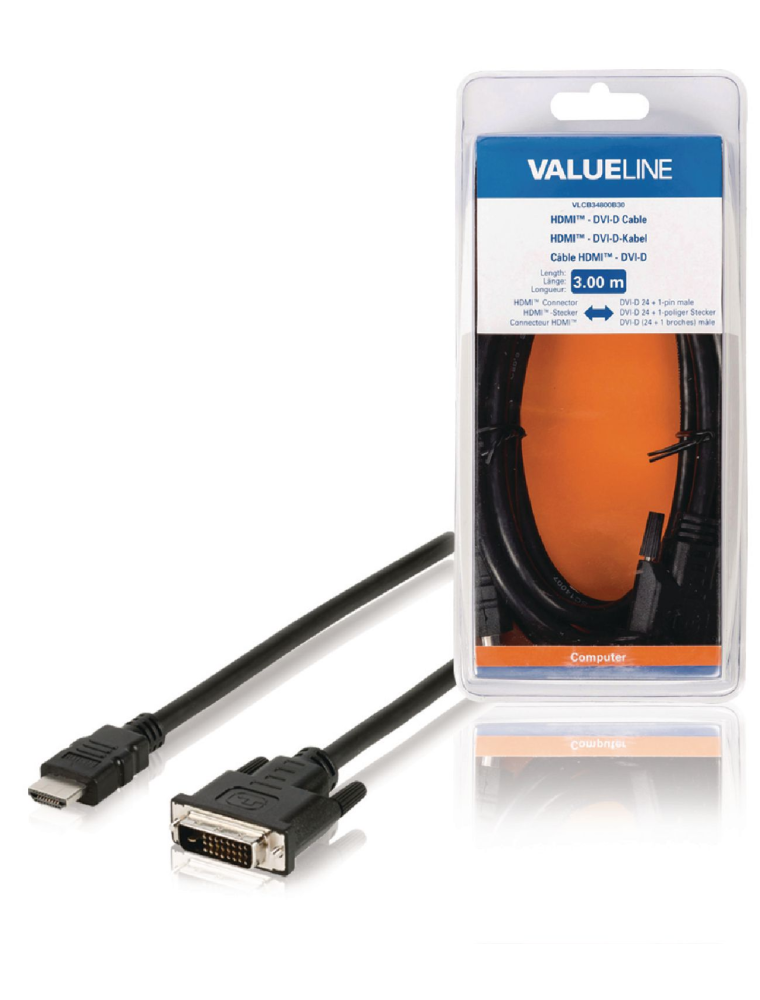 CABLE HDMI - DVI-D 2 MT