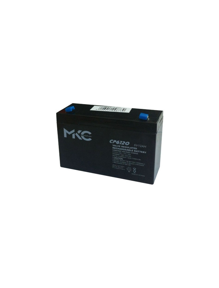 BATTERIA AL PIOMBO RICARICABILE MKC6120- 6v 12a 