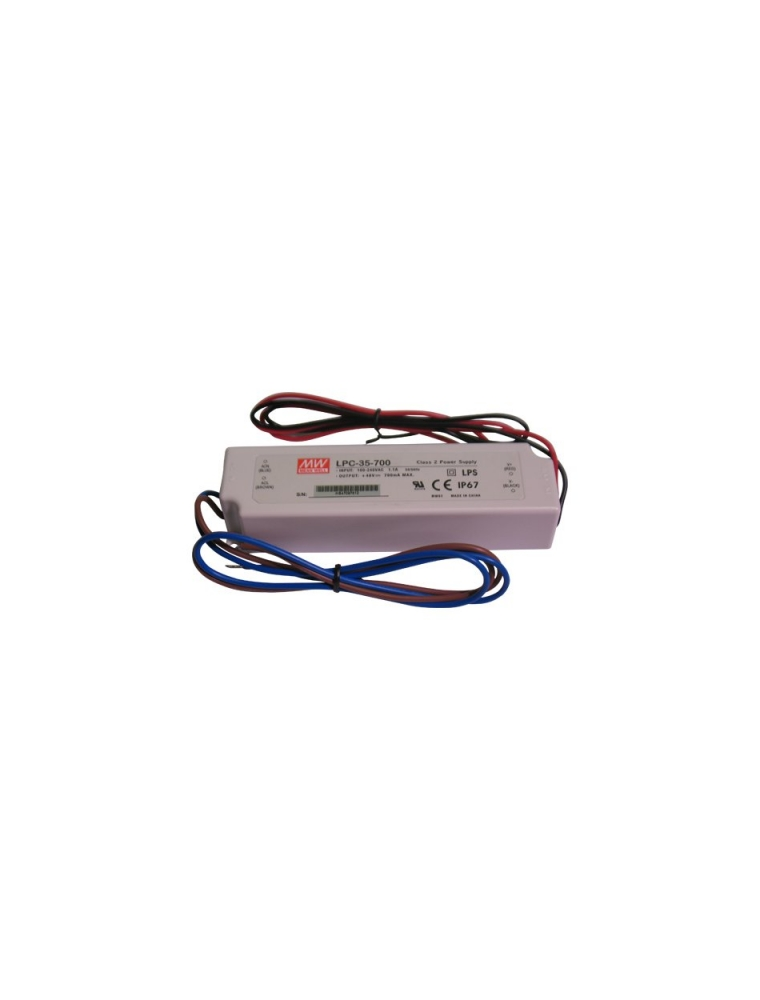 POWER SUPPLY FOR LED  9-48vdc 33,6w LPV-35-700 mean well