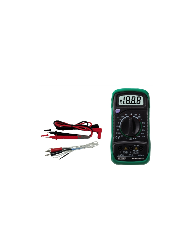 DIGITAL MULTIMETER WITH THERMOMETER KDM-160T