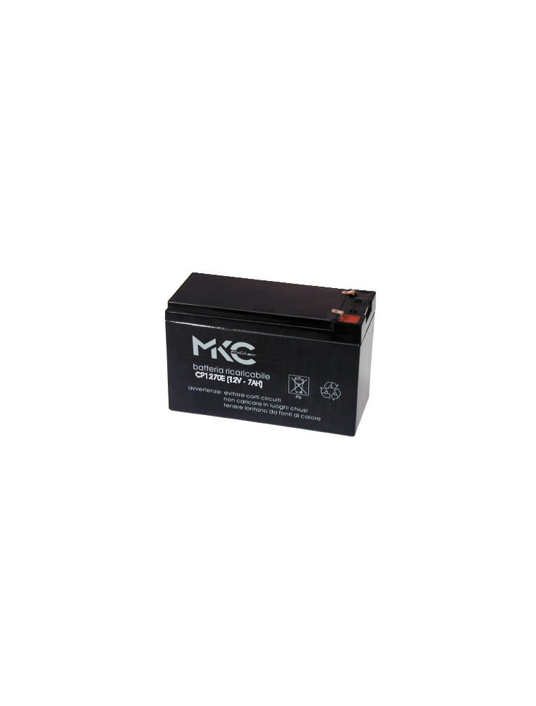 LEAD BATTERY RECHARGEABLE MKC 1270P 12V  7.0 AH
