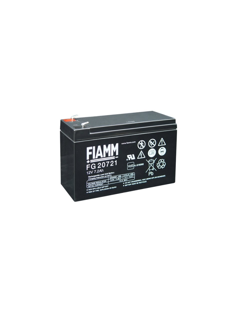 BATTERIA AL PIOMBO RICARICABILE FIAMM  12v 7.2 amp FG20721