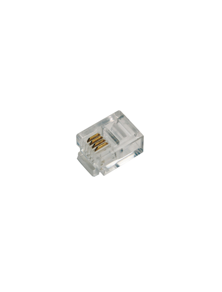 PLUG RJ11 6P4C 100PZ 